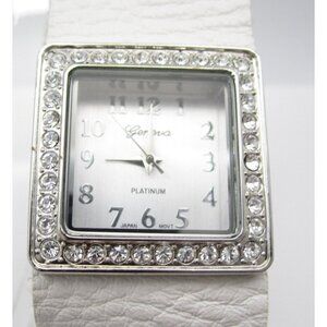 Women Geneva Platinum Quartz WR Analog 28mm Tank Watch (H770) "New Battery"